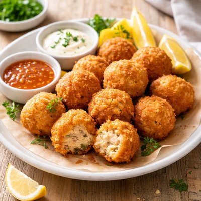 Deep-fried crab meat