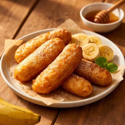 Deep fried banana