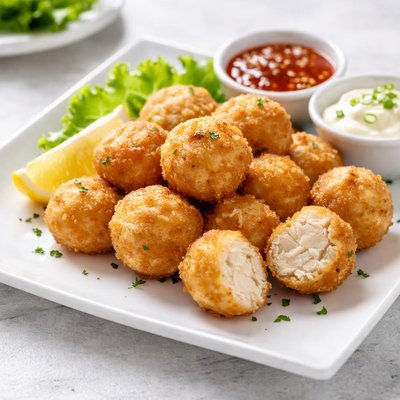 Deep fried fish ball