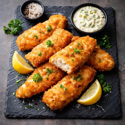 Deep fried fish fillet