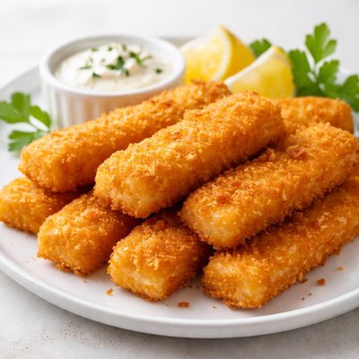 Deep fried fish stick