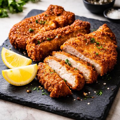 Deep fried pork chops