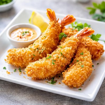 Deep fried prawn