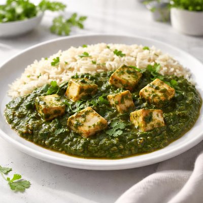 Deep indian kitchen palak paneer