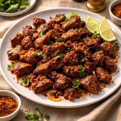 Deer meat with taco seasoning