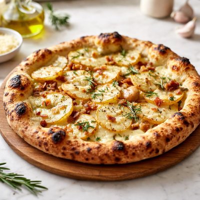 Del popolo wood-fired potato pizza