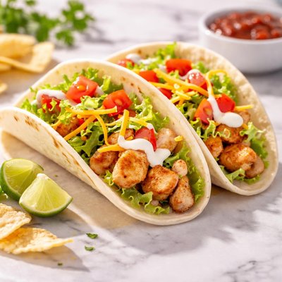 Del taco chicken soft taco