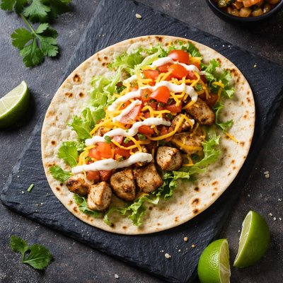 Del taco grilled chicken taco