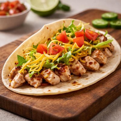 Del taco grilled chicken taco no sauce