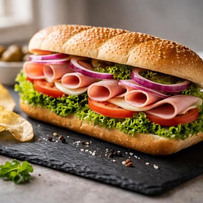 Deli ham sub