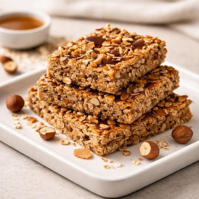 Deliciously ella mapel and hazelnut oat bar