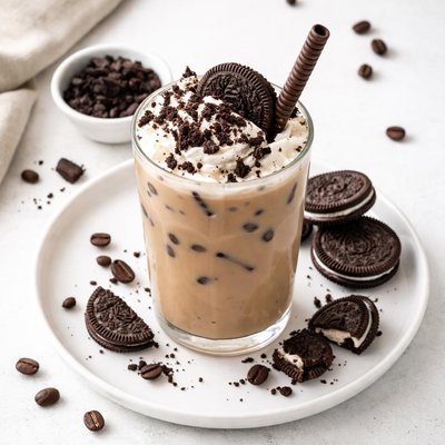 Delight oreo iced coffee