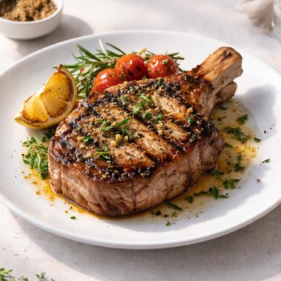 Delmonico pork chop