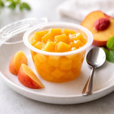 Delmonte diced peaches fruit cup