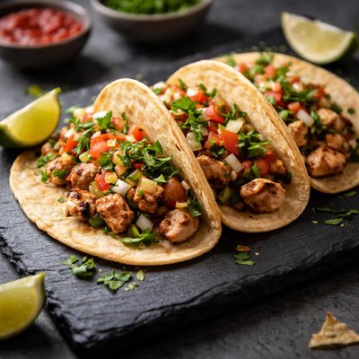 Deltaco chicken al carbon taco