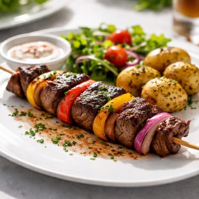 Demi brochette de boeuf