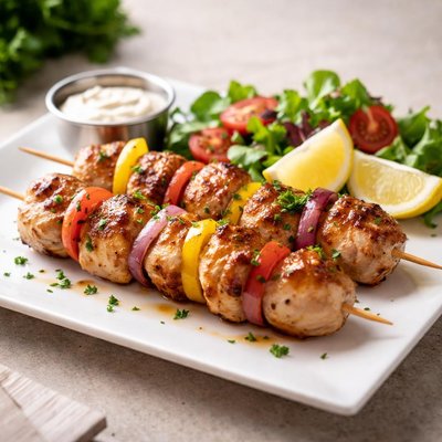 Demi brochette de poulet