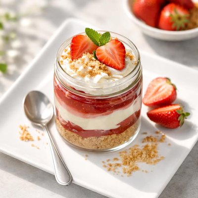 Dessert in a jar