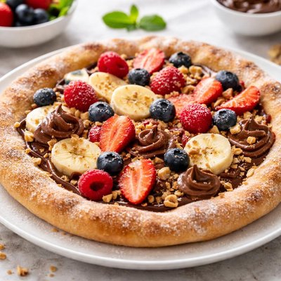 Dessert pizza