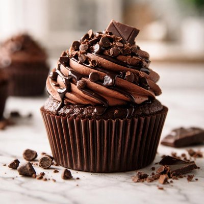 Desth by chocolate cupcake