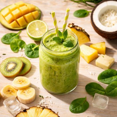Detox smoothie tropical smoothie