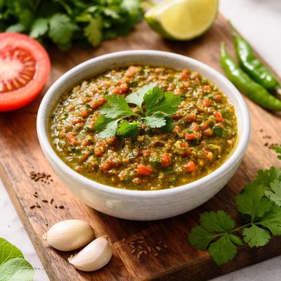 Dhaniya tamatar chutney