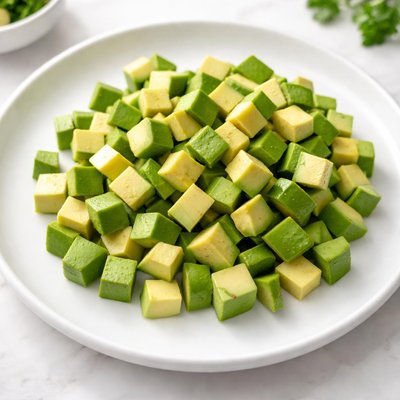 Dice avocados