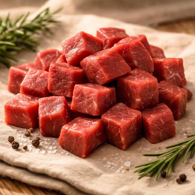 Diced beef cube