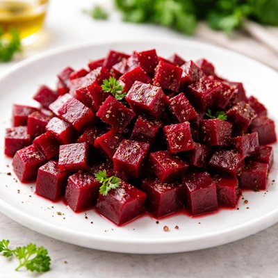 Diced beetroot