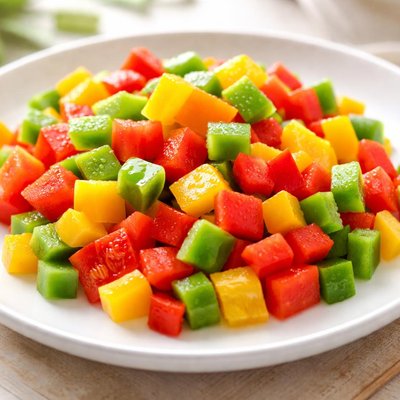Diced bell pepper