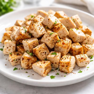 Diced chicken breast