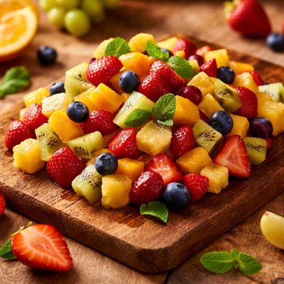 Diced fruit salad