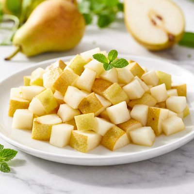 Diced pears