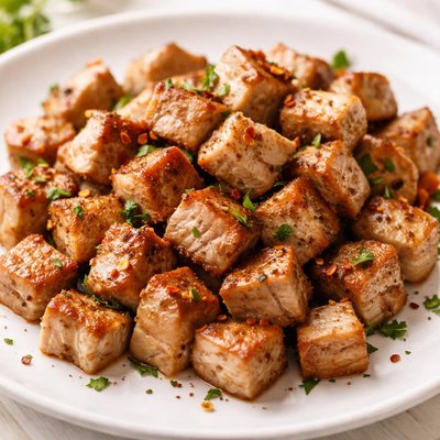 Diced pork