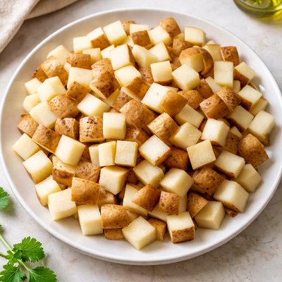 Diced russet potatoes