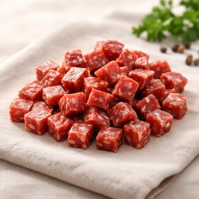Diced salami