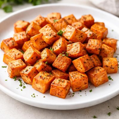 Diced sweet potato