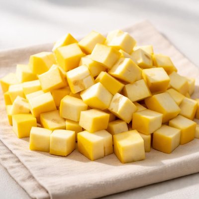 Diced yellow squash