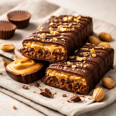 Diesel peanut butter cup protein bar