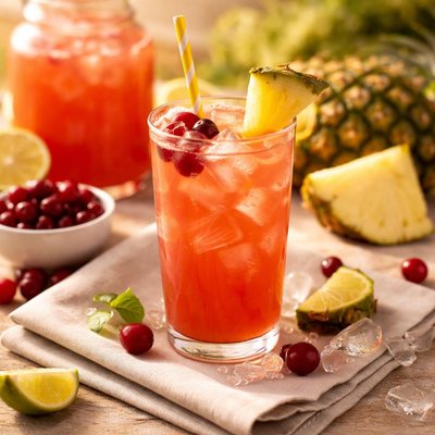 Diet cran pineapple juice