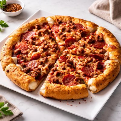 Digiorno stuffed crust meat lover