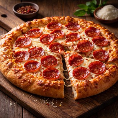 Digiorno ultimate pepperoni riding crust