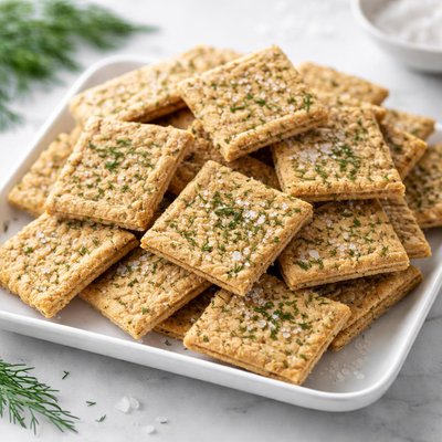 Dill and sea salt triscuits