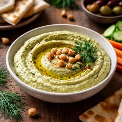 Dill hummus
