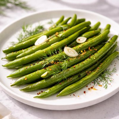 Dilly green beans