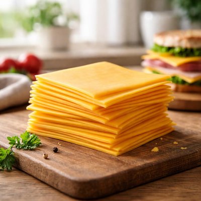 Dilusso cheddar cheese slice