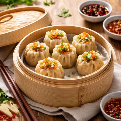 Dim sum with chicken