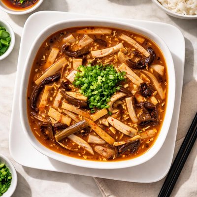 Din tai fung pork hot and sour soul