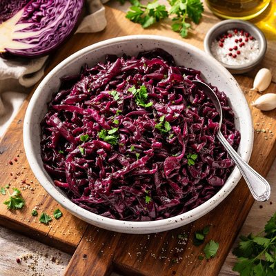 Dinstano crveno zelje