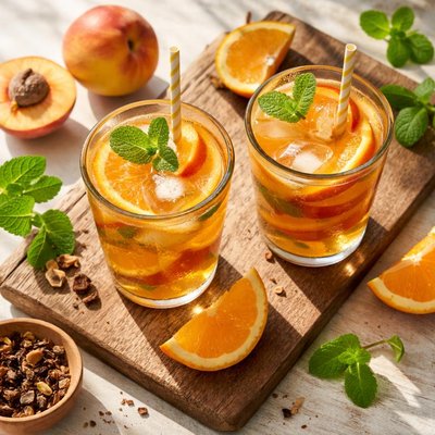 Diplomat summer fruit peach and orange tea